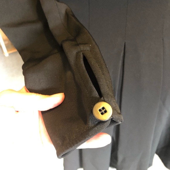 Giorgio Armani long sleeved classic black dress 4 - Picture 6 of 8